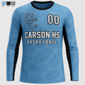 Carson High School Basketball Long Sleeve Performance Shirt 1