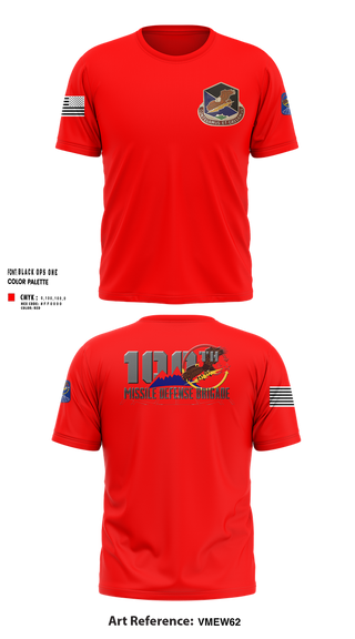 Short Sleeve Performance Shirt, 100th Missile Defense Brigade, , Teamtime, Team time, sublimation, custom sports apparel, team uniforms, spirit wear, spiritwear, sports uniforms, custom shirts, team store, custom team store, fundraiser sports, apparel fundraiser