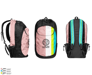 Gear Bag, LOVB, Women's Volleyball, Teamtime, Team time, sublimation, custom sports apparel, team uniforms, spirit wear, spiritwear, sports uniforms, custom shirts, team store, custom team store, fundraiser sports, apparel fundraiser