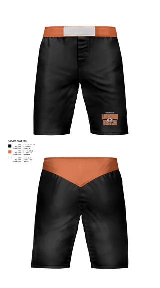 Fight Shorts, Dorchester Longhorn Wrestling, Wrestling, Teamtime, Team time, sublimation, custom sports apparel, team uniforms, spirit wear, spiritwear, sports uniforms, custom shirts, team store, custom team store, fundraiser sports, apparel fundraiser