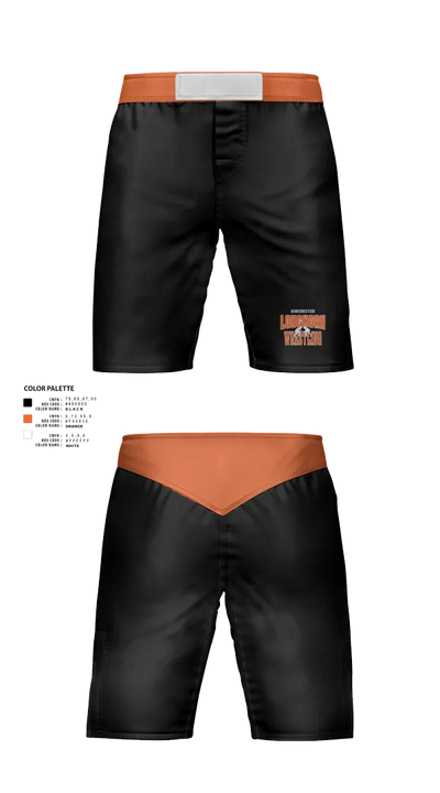 Dorchester Longhorn Wrestling 92597405 Fight Shorts - 21