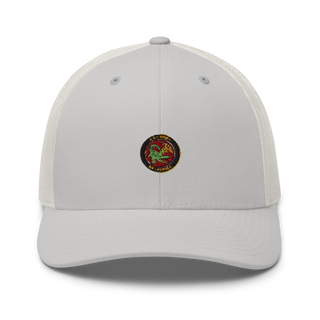 Alpha Company, Medical Readiness Battalion, Fort Belvoir Retro Trucker Hat | Yupoong 6606