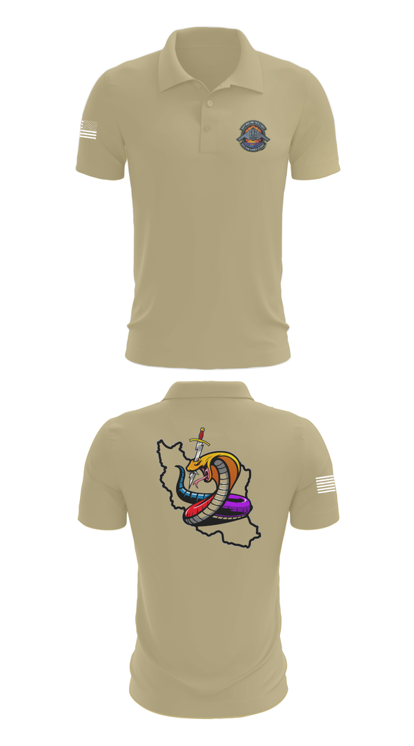 Short Sleeve Performance Polo, Iran DCIT, Army, Teamtime, Team time, sublimation, custom sports apparel, team uniforms, spirit wear, spiritwear, sports uniforms, custom shirts, team store, custom team store, fundraiser sports, apparel fundraiser