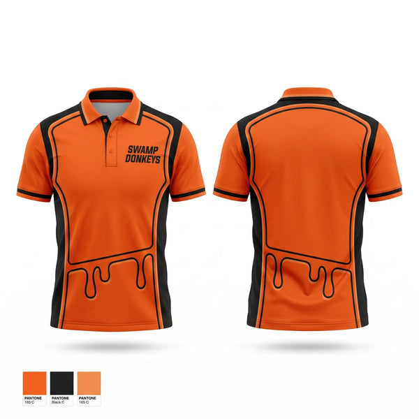 Short Sleeve Performance Polo, Swamp Donkeys, Baseball, Teamtime, Team time, sublimation, custom sports apparel, team uniforms, spirit wear, spiritwear, sports uniforms, custom shirts, team store, custom team store, fundraiser sports, apparel fundraiser