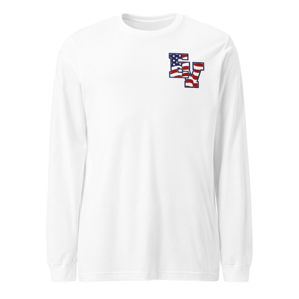 Patriots Unisex Long Sleeve Tee | Bella + Canvas 3501