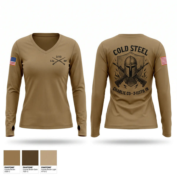 Old School Cotton Feel Shirt, Charlie Company 2/113th INF, Army, Teamtime, Team time, sublimation, custom sports apparel, team uniforms, spirit wear, spiritwear, sports uniforms, custom shirts, team store, custom team store, fundraiser sports, apparel fundraiser