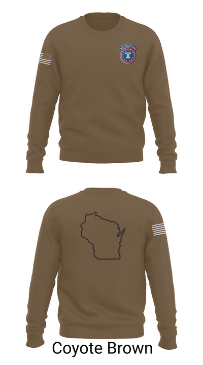 Waukesha recruiting station 70828393 Crew Neck Sweatshirt - 5