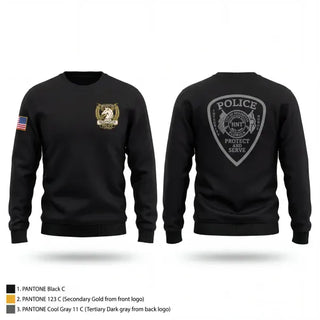 Crew Neck Sweatshirt, Bradenton HNT, Police, Teamtime, Team time, sublimation, custom sports apparel, team uniforms, spirit wear, spiritwear, sports uniforms, custom shirts, team store, custom team store, fundraiser sports, apparel fundraiser