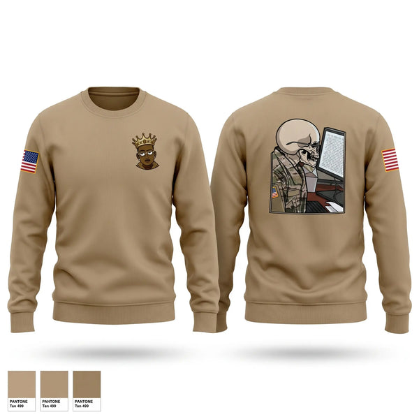 Crew Neck Sweatshirt, 41st Engineer Battalion, Army, Teamtime, Team time, sublimation, custom sports apparel, team uniforms, spirit wear, spiritwear, sports uniforms, custom shirts, team store, custom team store, fundraiser sports, apparel fundraiser