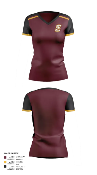 Womens Short Sleeve Vneck Shirt, Conestoga, Women's Basketball, Teamtime, Team time, sublimation, custom sports apparel, team uniforms, spirit wear, spiritwear, sports uniforms, custom shirts, team store, custom team store, fundraiser sports, apparel fundraiser