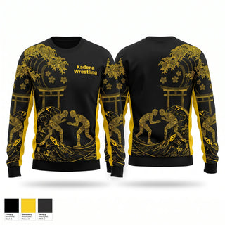 Crew Neck Sweatshirt, Kadena Wrestling, Wrestling, Teamtime, Team time, sublimation, custom sports apparel, team uniforms, spirit wear, spiritwear, sports uniforms, custom shirts, team store, custom team store, fundraiser sports, apparel fundraiser