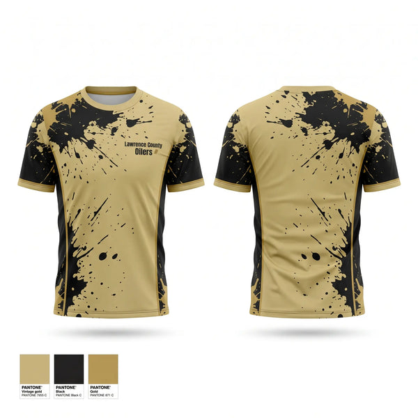 Lawrence County Oilers Short Sleeve Performance Shirt - 2