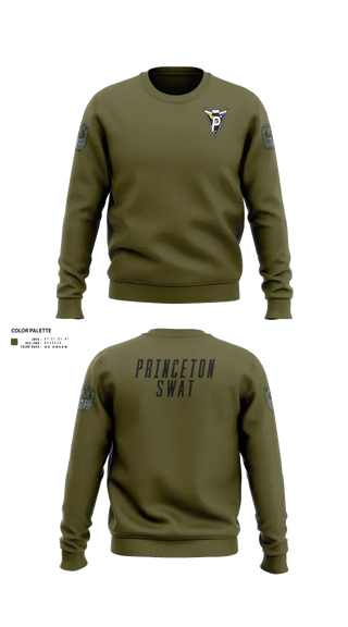 Crew Neck Sweatshirt, Princeton SWAT, Police, Teamtime, Team time, sublimation, custom sports apparel, team uniforms, spirit wear, spiritwear, sports uniforms, custom shirts, team store, custom team store, fundraiser sports, apparel fundraiser
