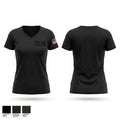 Police High Risk Unit Women's Short Sleeve V-neck Shirt - 1