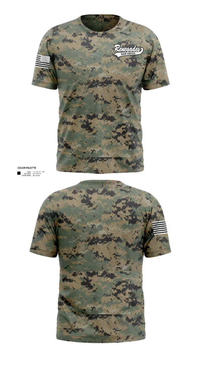 San Diego Renegades Old School Cotton Feel Shirt - 24