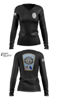 Clermont PD 17017989 Women's Long Sleeve V-neck Shirt - 21