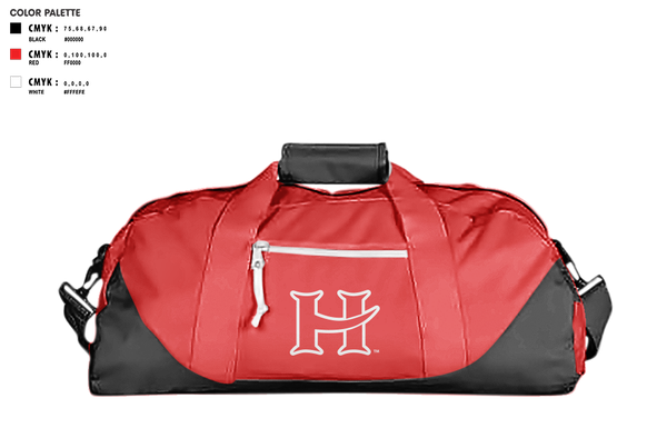 Duffle Bag, Hart Pirates, Women's Basketball, Teamtime, Team time, sublimation, custom sports apparel, team uniforms, spirit wear, spiritwear, sports uniforms, custom shirts, team store, custom team store, fundraiser sports, apparel fundraiser