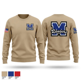 Crew Neck Sweatshirt, Methuen, Army, Teamtime, Team time, sublimation, custom sports apparel, team uniforms, spirit wear, spiritwear, sports uniforms, custom shirts, team store, custom team store, fundraiser sports, apparel fundraiser