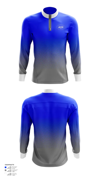 Quarter Zip Jacket, Spring Grove Jets Football, , Teamtime, Team time, sublimation, custom sports apparel, team uniforms, spirit wear, spiritwear, sports uniforms, custom shirts, team store, custom team store, fundraiser sports, apparel fundraiser