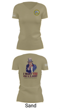US Army I Want You 76454793 Women's Short Sleeve V-neck Shirt - 88