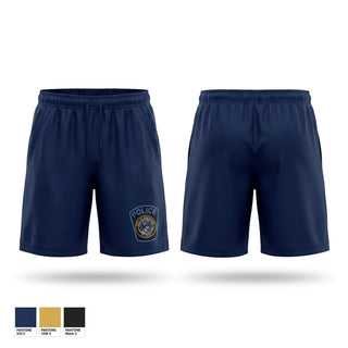 Athletic Shorts With Pockets, Galesburg Police Department, Police, Teamtime, Team time, sublimation, custom sports apparel, team uniforms, spirit wear, spiritwear, sports uniforms, custom shirts, team store, custom team store, fundraiser sports, apparel fundraiser