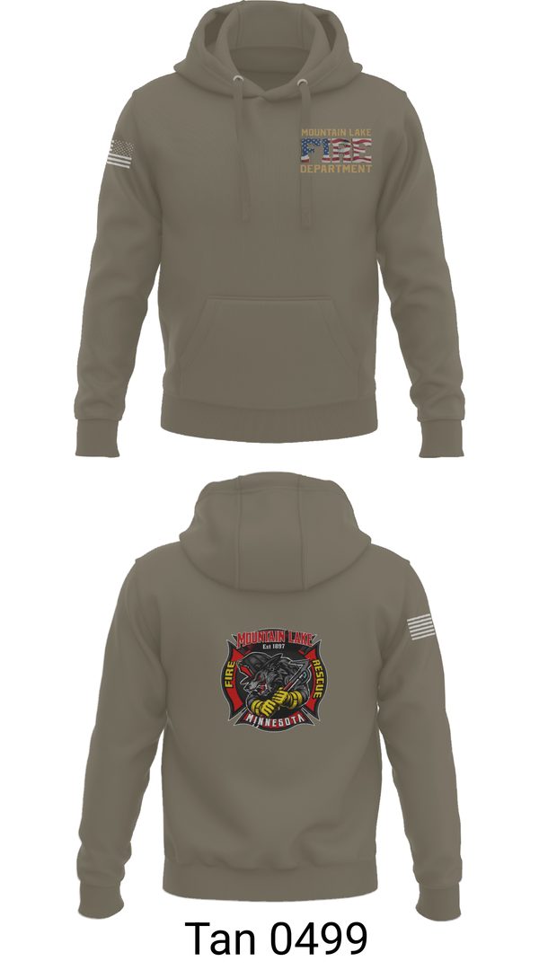 Hoodie, Mountain Lake Fire & Rescue, Fire Department, Teamtime, Team time, sublimation, custom sports apparel, team uniforms, spirit wear, spiritwear, sports uniforms, custom shirts, team store, custom team store, fundraiser sports, apparel fundraiser