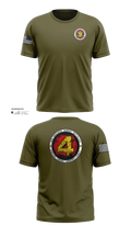 9th Engineer Support Battalion 95542880 Old School Cotton Feel Shirt - 22