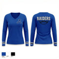 Anamosa Raiders 10U 50563793 Women's Long Sleeve V-neck Shirt - 1