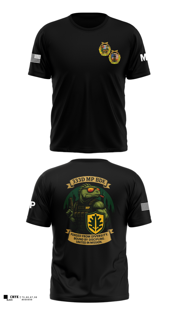 Old School Cotton Feel Shirt, 333D MP BDE, Army, Teamtime, Team time, sublimation, custom sports apparel, team uniforms, spirit wear, spiritwear, sports uniforms, custom shirts, team store, custom team store, fundraiser sports, apparel fundraiser