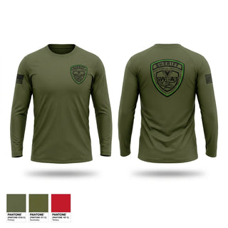 Long Sleeve Performance Shirt, Anderson County Swat, Police, Teamtime, Team time, sublimation, custom sports apparel, team uniforms, spirit wear, spiritwear, sports uniforms, custom shirts, team store, custom team store, fundraiser sports, apparel fundraiser