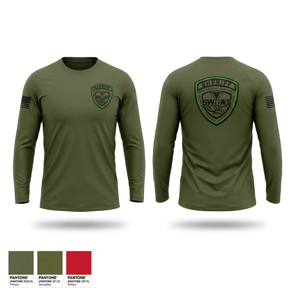 Long Sleeve Performance Shirt, Anderson County Swat, Police, Teamtime, Team time, sublimation, custom sports apparel, team uniforms, spirit wear, spiritwear, sports uniforms, custom shirts, team store, custom team store, fundraiser sports, apparel fundraiser