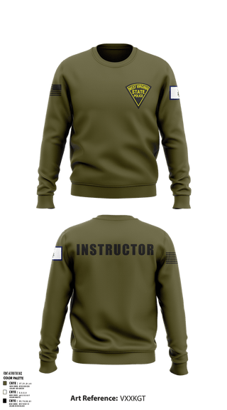 Crew Neck Sweatshirt, State Police, Police, Teamtime, Team time, sublimation, custom sports apparel, team uniforms, spirit wear, spiritwear, sports uniforms, custom shirts, team store, custom team store, fundraiser sports, apparel fundraiser