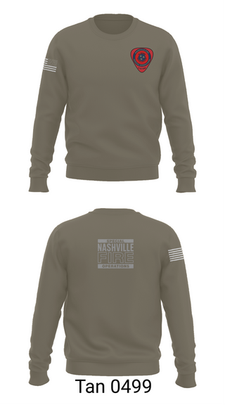 Crew Neck Sweatshirt, Nashville Fire Department Special Operations, Fire Department, Teamtime, Team time, sublimation, custom sports apparel, team uniforms, spirit wear, spiritwear, sports uniforms, custom shirts, team store, custom team store, fundraiser sports, apparel fundraiser