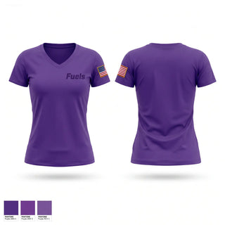 Womens Short Sleeve Vneck Shirt, Fuels, Navy, Teamtime, Team time, sublimation, custom sports apparel, team uniforms, spirit wear, spiritwear, sports uniforms, custom shirts, team store, custom team store, fundraiser sports, apparel fundraiser