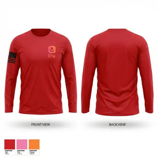 Long Sleeve Performance Shirt, Life Ride, EMS/EMT, Teamtime, Team time, sublimation, custom sports apparel, team uniforms, spirit wear, spiritwear, sports uniforms, custom shirts, team store, custom team store, fundraiser sports, apparel fundraiser