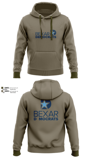 Hoodie, Bexar County Democratic Party, , Teamtime, Team time, sublimation, custom sports apparel, team uniforms, spirit wear, spiritwear, sports uniforms, custom shirts, team store, custom team store, fundraiser sports, apparel fundraiser