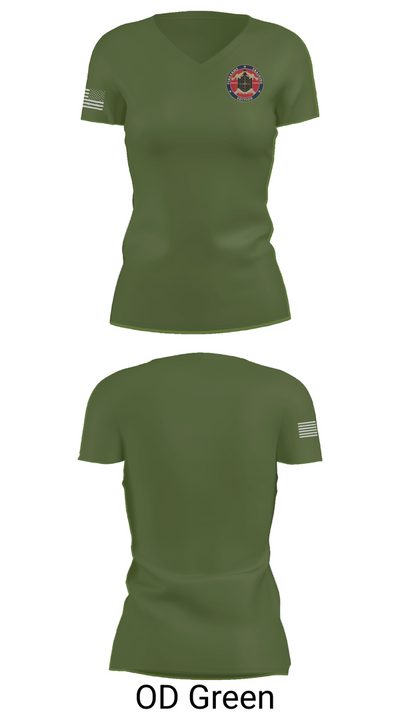 Firearms Training Section 83770215 Women's Short Sleeve V-neck Shirt - 46