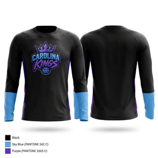 Long Sleeve Performance Shirt, Carolina Kings, Men's Basketball, Teamtime, Team time, sublimation, custom sports apparel, team uniforms, spirit wear, spiritwear, sports uniforms, custom shirts, team store, custom team store, fundraiser sports, apparel fundraiser