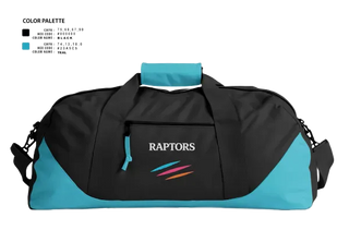 Duffle Bag, RAPTORS FC, Men's Soccer, Teamtime, Team time, sublimation, custom sports apparel, team uniforms, spirit wear, spiritwear, sports uniforms, custom shirts, team store, custom team store, fundraiser sports, apparel fundraiser