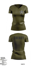 Union County Sheriff’s Office 18886701 Women's Short Sleeve V-neck Shirt - 1