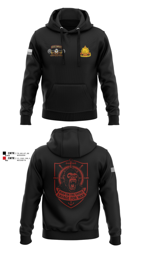 Hoodie, Echo Company, , Teamtime, Team time, sublimation, custom sports apparel, team uniforms, spirit wear, spiritwear, sports uniforms, custom shirts, team store, custom team store, fundraiser sports, apparel fundraiser