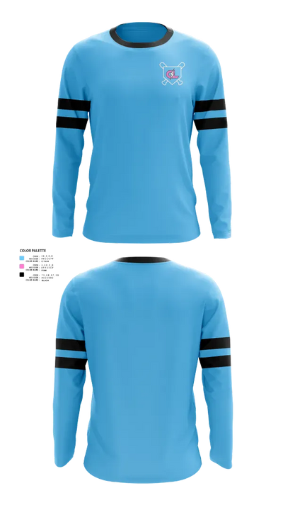 Carolina lightning 91229956 Long Sleeve Performance Shirt 21