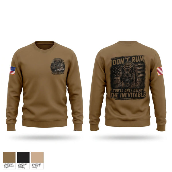 Crew Neck Sweatshirt, NBSD MWD, Navy, Teamtime, Team time, sublimation, custom sports apparel, team uniforms, spirit wear, spiritwear, sports uniforms, custom shirts, team store, custom team store, fundraiser sports, apparel fundraiser
