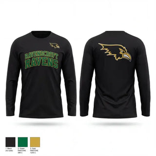 Long Sleeve Performance Shirt, Ravenscroft Ravens Track & Field, Track & Field, Teamtime, Team time, sublimation, custom sports apparel, team uniforms, spirit wear, spiritwear, sports uniforms, custom shirts, team store, custom team store, fundraiser sports, apparel fundraiser