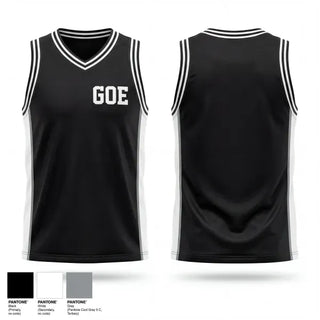 Mens Basketball Jersey, GOE, Men's Basketball, Teamtime, Team time, sublimation, custom sports apparel, team uniforms, spirit wear, spiritwear, sports uniforms, custom shirts, team store, custom team store, fundraiser sports, apparel fundraiser