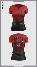 Raptors United 87880820 Women's Short Sleeve V-neck Shirt - 1