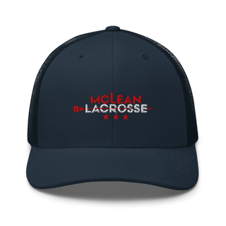 McLean Lacrosse 4222759 Retro Trucker Hat | Yupoong 6606