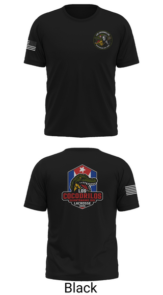 Old School Cotton Feel Shirt, Los Cocodrilos, Men's Lacrosse, Teamtime, Team time, sublimation, custom sports apparel, team uniforms, spirit wear, spiritwear, sports uniforms, custom shirts, team store, custom team store, fundraiser sports, apparel fundraiser