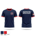 Zephyr Volunteer Fire Department Old School Cotton Feel Shirt - 1