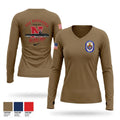 USS Nebraska 49912999 Women's Long Sleeve V-neck Shirt - 1